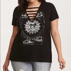 NWT❗️ Torrid Bad Luck Ladder Tee - Sold Out Online